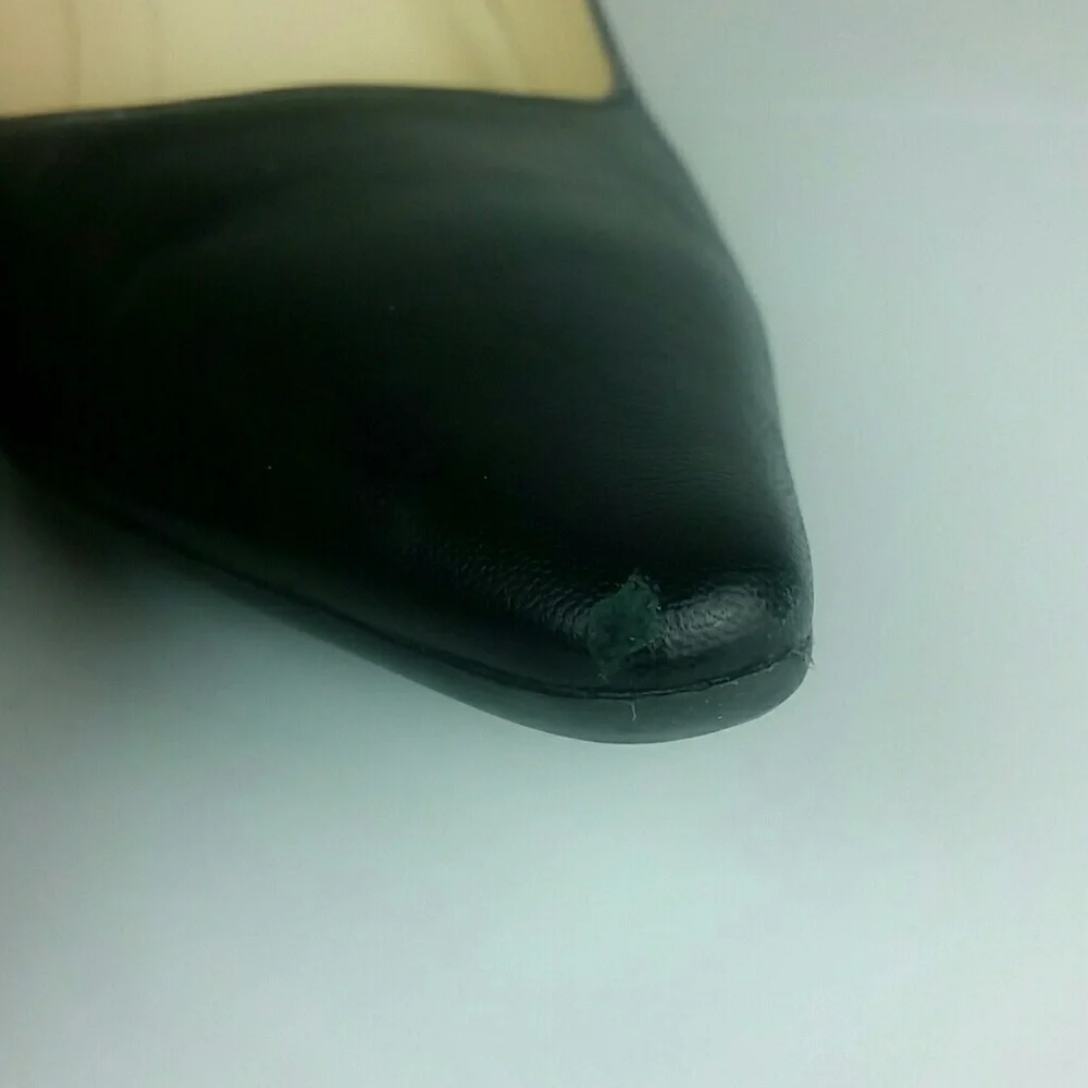 CALVIN KLEIN l Dolly Pumps Black Pointed Toe - Picture 8 of 8